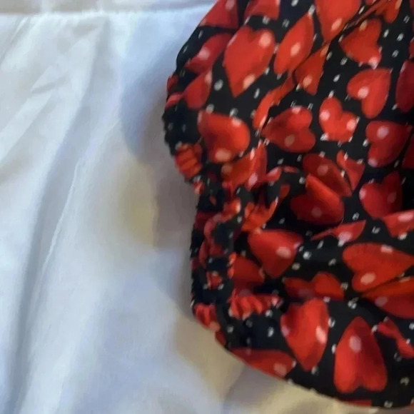 Disney Alice Wonderland Dress Through Looking Glass Red Hearts Colleen Atwood SM - Picture 6 of 7